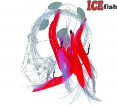 Ice Fish návazec moře 1172 červené trubičky