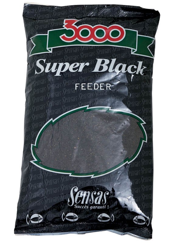 Sensas 3000 Super Black (Feeder-černý) 1kg