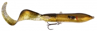 Savage Gear 3D Hard Eel Tail Bait Olive Gold 25 cm 109 g