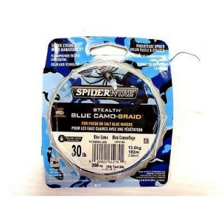 Šnůra Spiderwire stealth smooth 8 blue camo150m