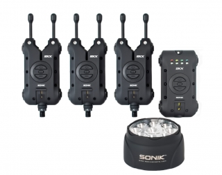 Sonik - Sada hlásičů SKX 3+1 Alarm + Bivvy Lamp