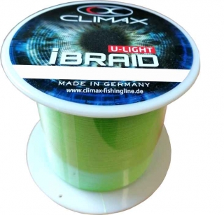 Pletená šňůra Climax iBraid U-Light neon-zelená 0,04mm