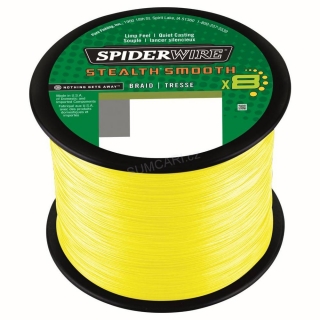 Spiderwire STEALTH Smooth8 0.19mm 18.00kg, žlutá