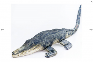 Krokodýl - 120 cm polštář GABY 