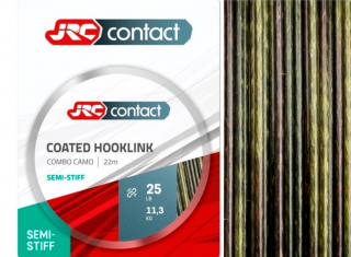 Návazcová šňůra JRC Contact Coated Hooklink Combo Camo 25 lb/22 m