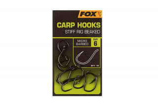 Fox International Háčky Carp Hooks Stiff Rig Beaked 