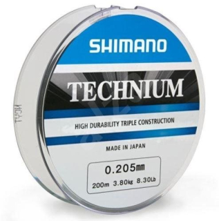 Shimano Technium 0,205mm 200m vlasec tmavý