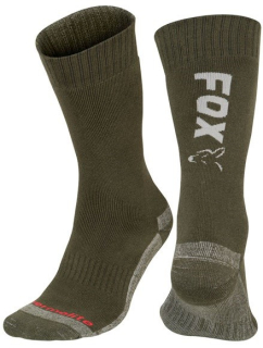 Fox Ponožky Collection Green Silver Thermolite long sock 40-43