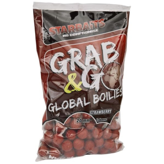 Starbaits Boilies G&G Global Strawberry Jam - 2,5 kg 24 mm