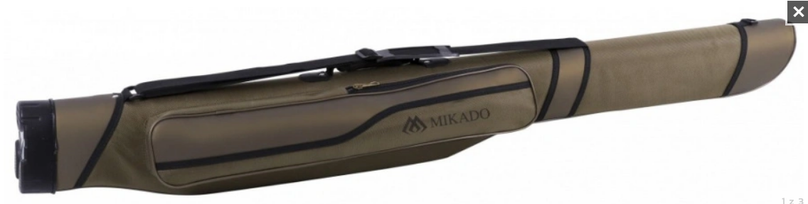 Pouzdro na Pruty Mikado 1 komora Green - Zesílené 135cm 