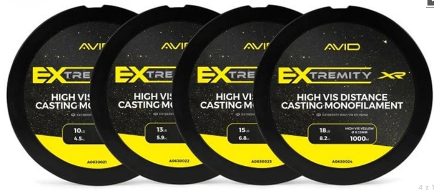 Vlasec Avid Carp Extremity Hi-Vis XR Mono 1000m 