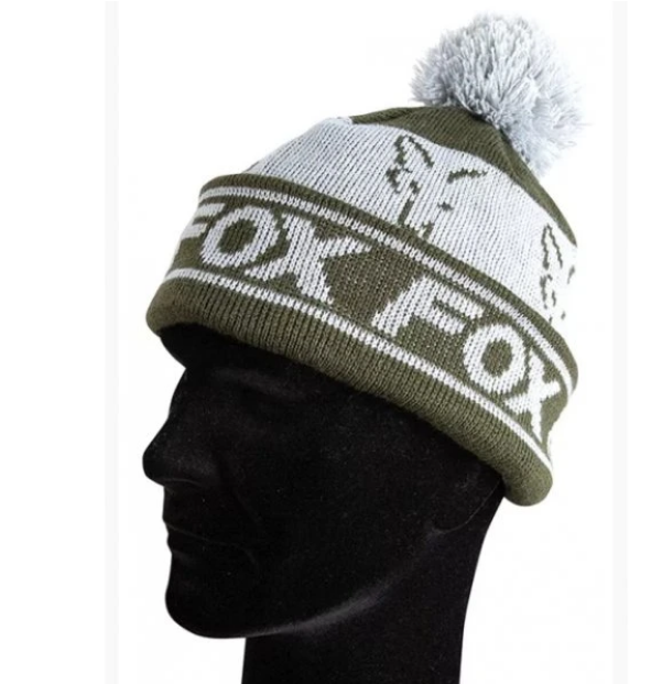 Fox Čepice Green/Silver - Lined Bobble