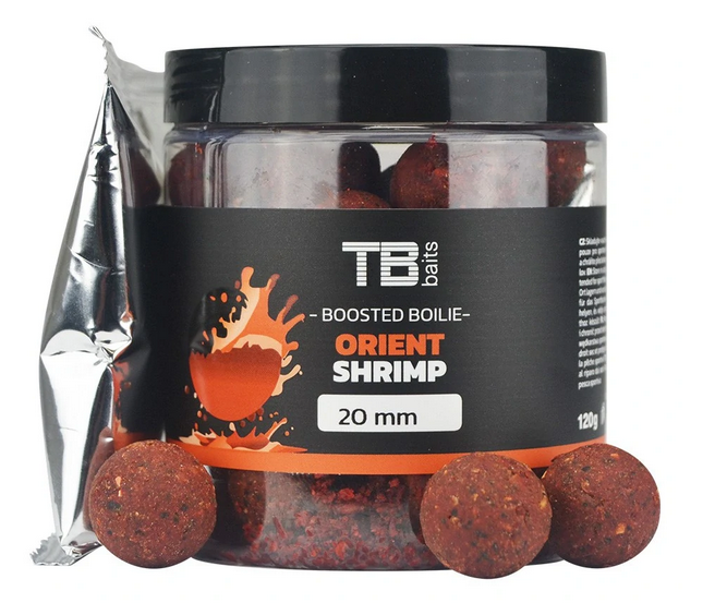 TB BAITS Boosterované Boilie Orient Shrimp 