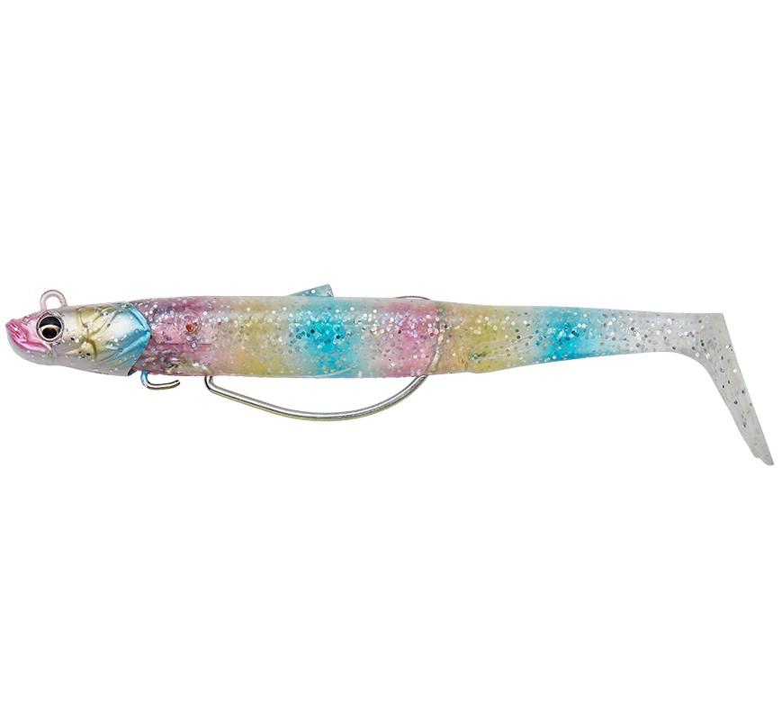 Savage Gear Gumová Nástraha Sandeel V2 WL Sinking Cotton Candy 2+1 - 13 cm 33 g