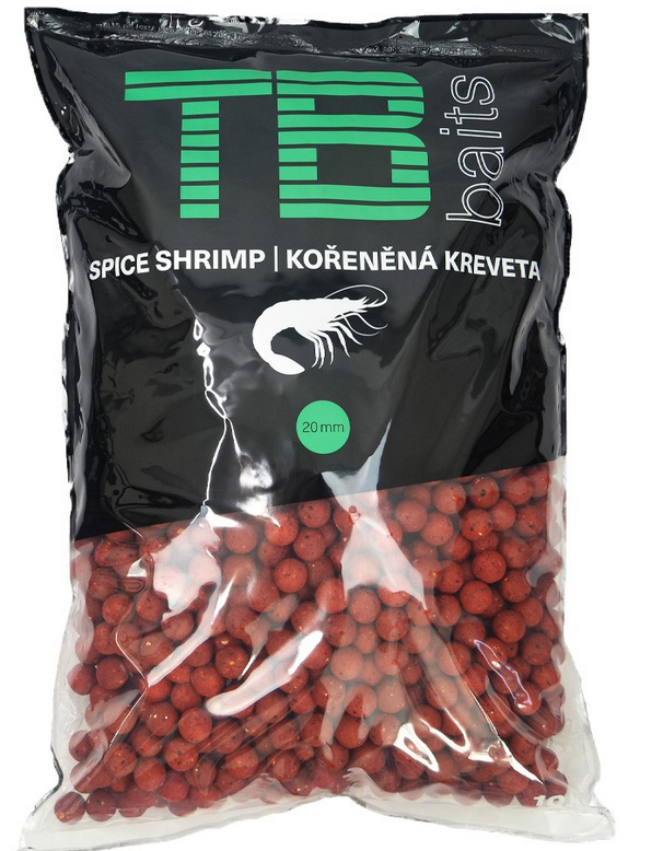 TB Baits Boilie Spice Shrimp - 10 kg