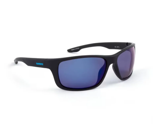 Shimano Sluneční brýle Antares Matte Black & Blue Mirror 