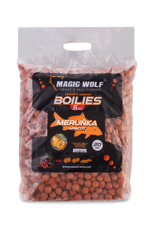 Magic Wolf Zakrmovací boilies 5kg