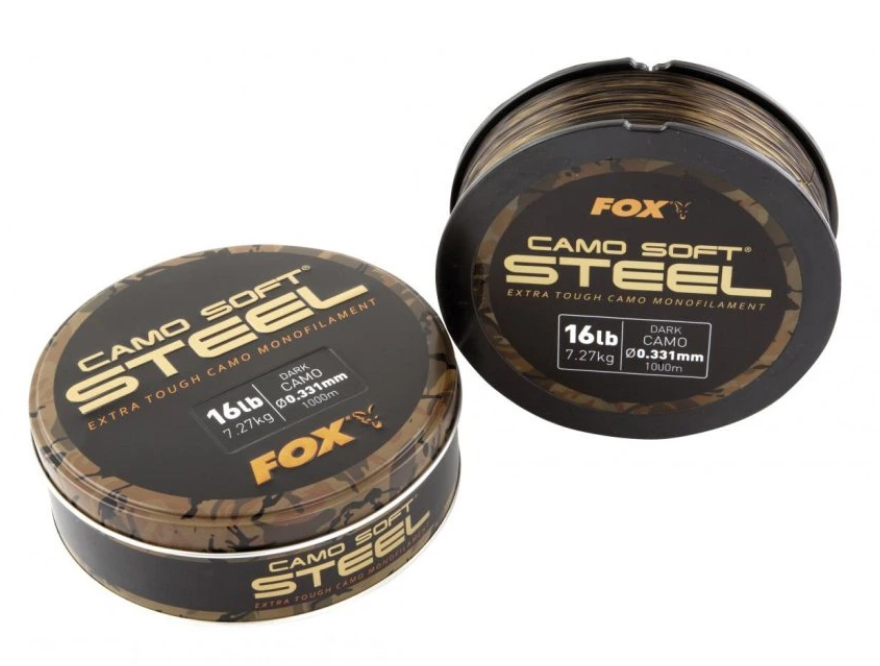 FOX Vlasec Camo Soft Steel Extra Tough Camo Monofilament 