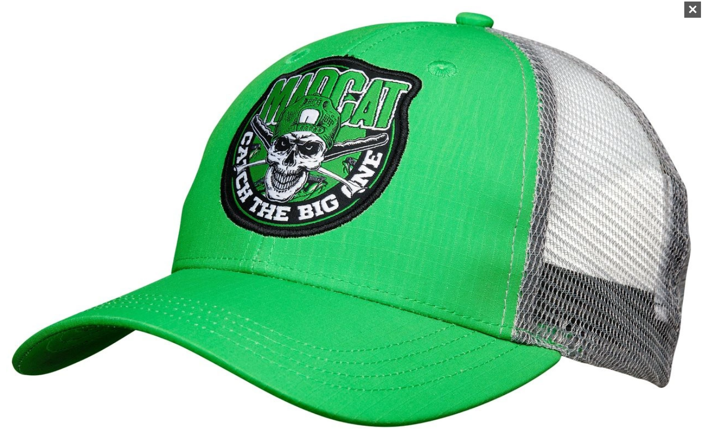 Kšiltovka Madcat Skull Baseball Cap Black/Green 
