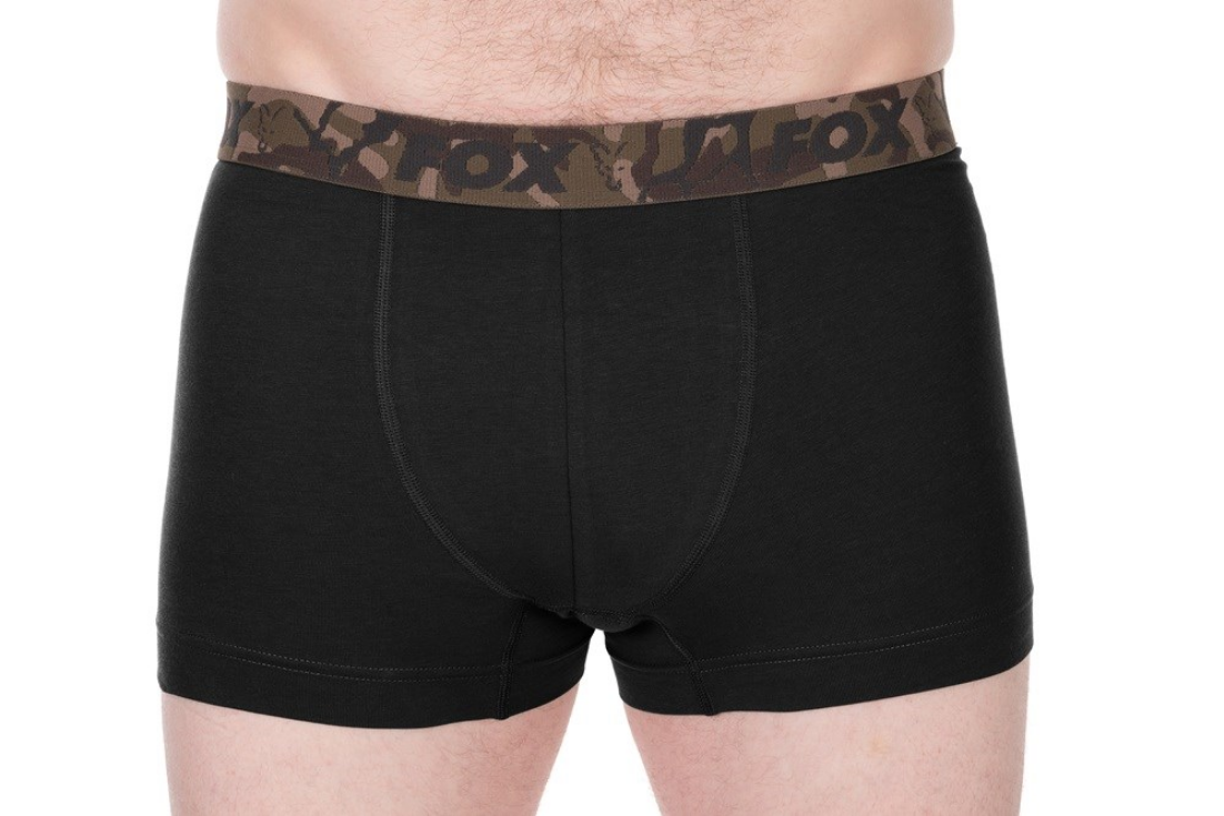 Fox Trenýrky Boxer Shorts Khaki/Black 2 ks