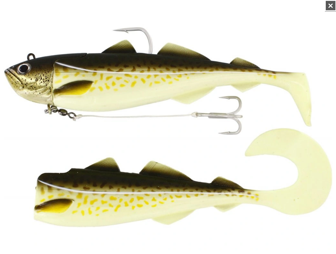 Gumová Nástraha Westin Crazy Daisy Jig 27cm 400gr Glow Gadus 