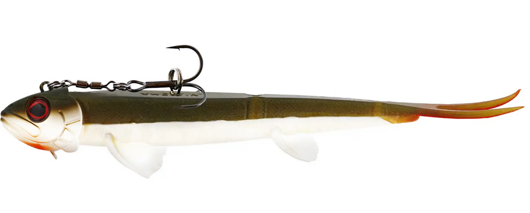 Westin Gumová nástraha TwinTeez Pelagic V-Tail R'n'R 21cm 70g Bass Orange