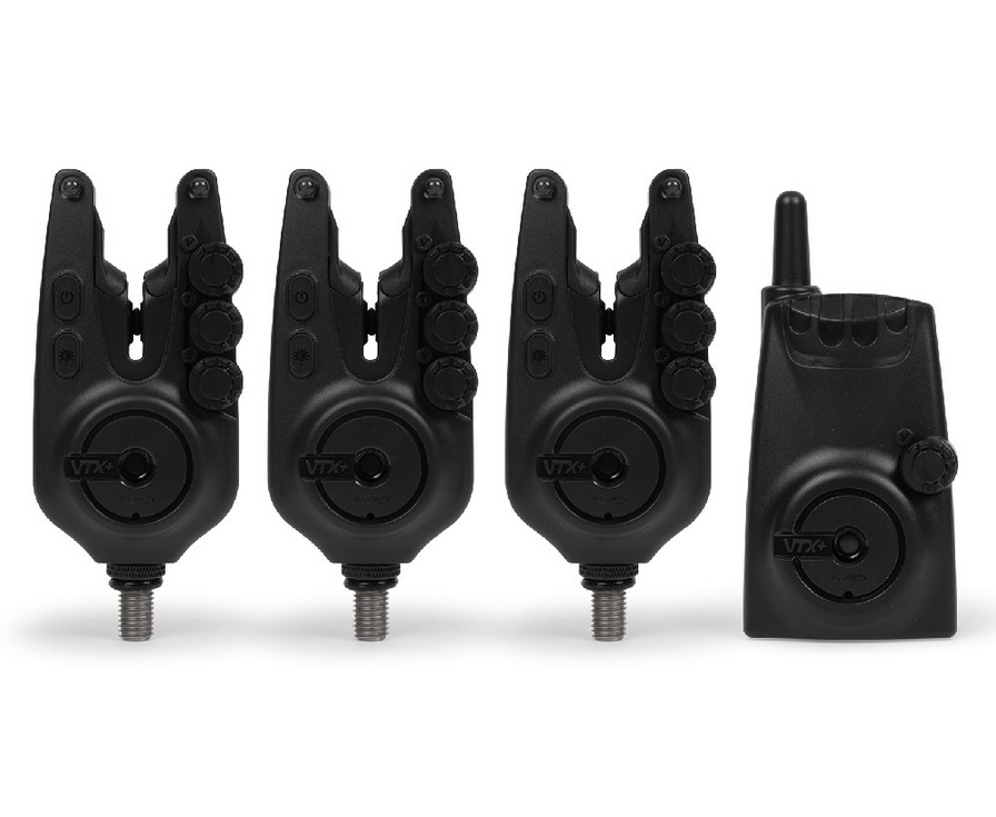 Avid Carp Sada Signalizatorů VTX+ Bite Alarm Set - 3+1