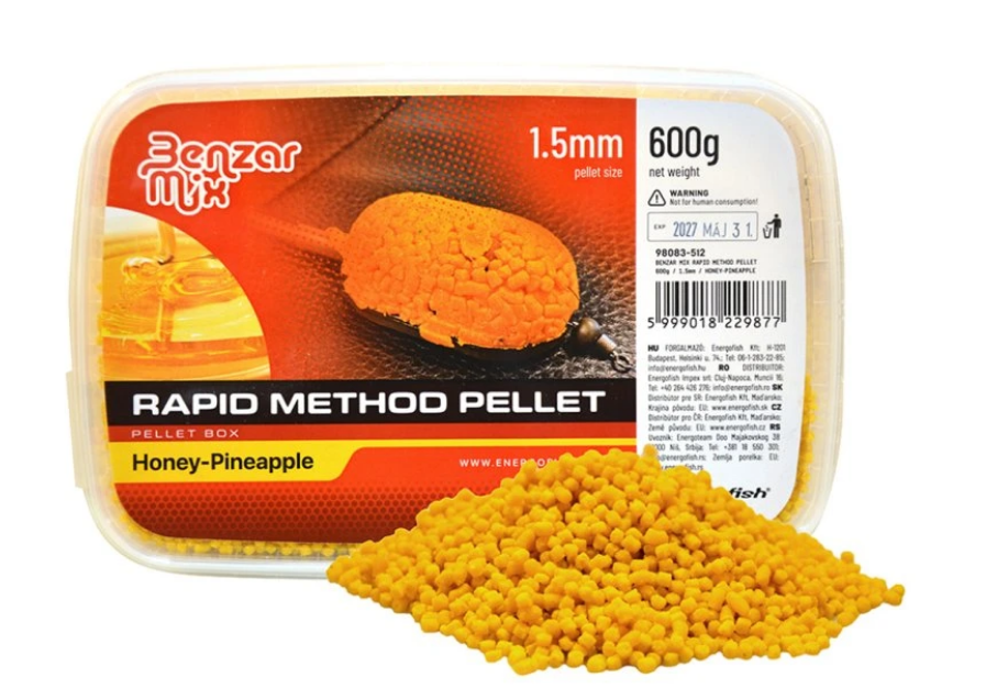 Benzar Mix pelety Rapid Method Pellet 1,5mm 600g 