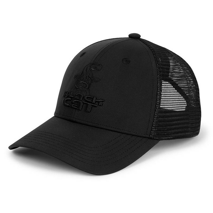 Black Cat Kšiltovka Black Trucker Cap