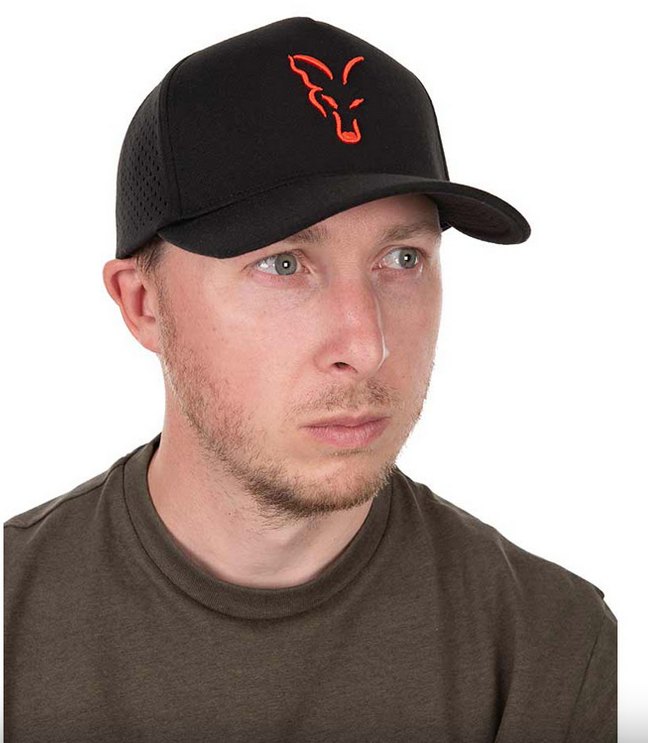 FOX Kšiltovka Collection Baseball Cap Black Orange