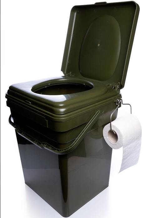 RidgeMonkey Toaletní Sedátko CoZee + Kbelík Modular Bucket 30l - Toilet Seat Full Kit