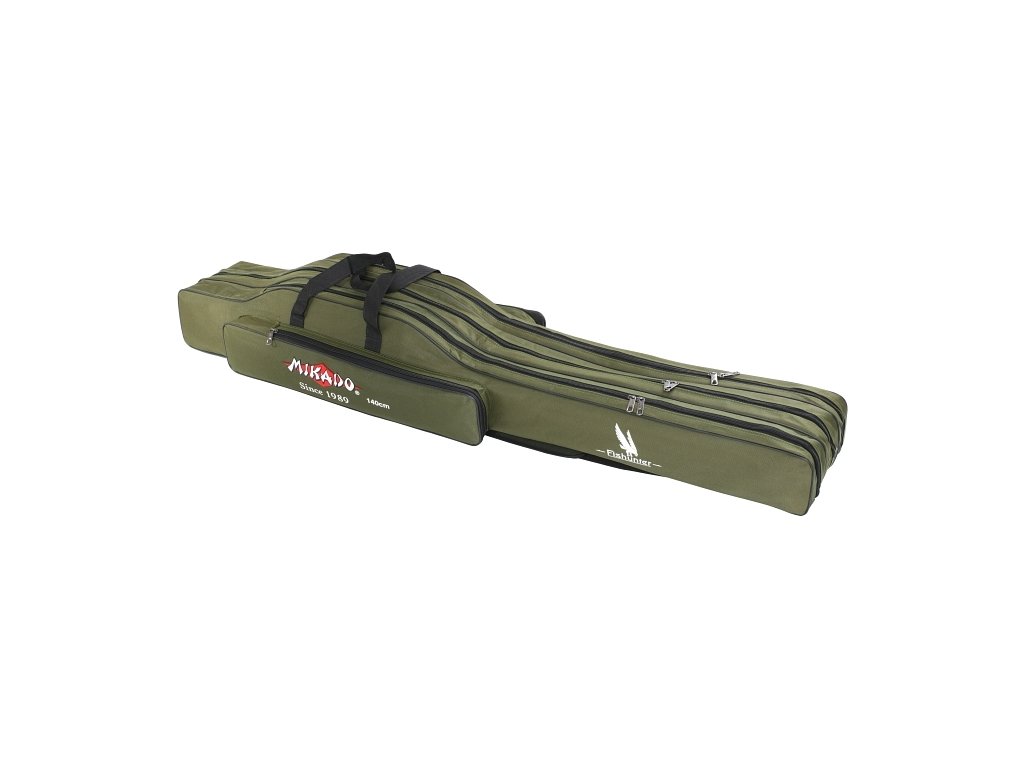 Mikado Obal na pruty 3 komorový 160 cm / GREEN 