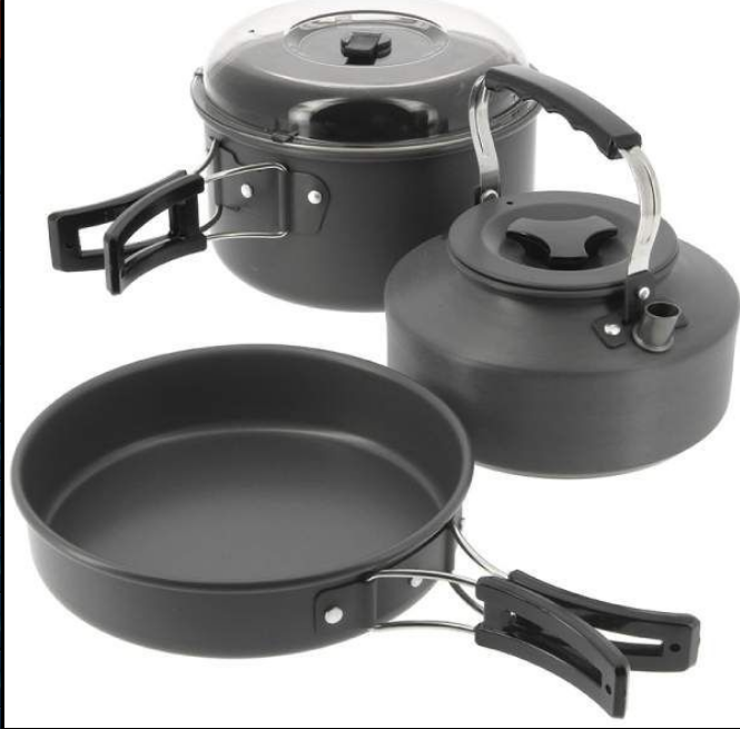 Sada nádobí NGT Kettle, Pot & Pan Set 3-díl