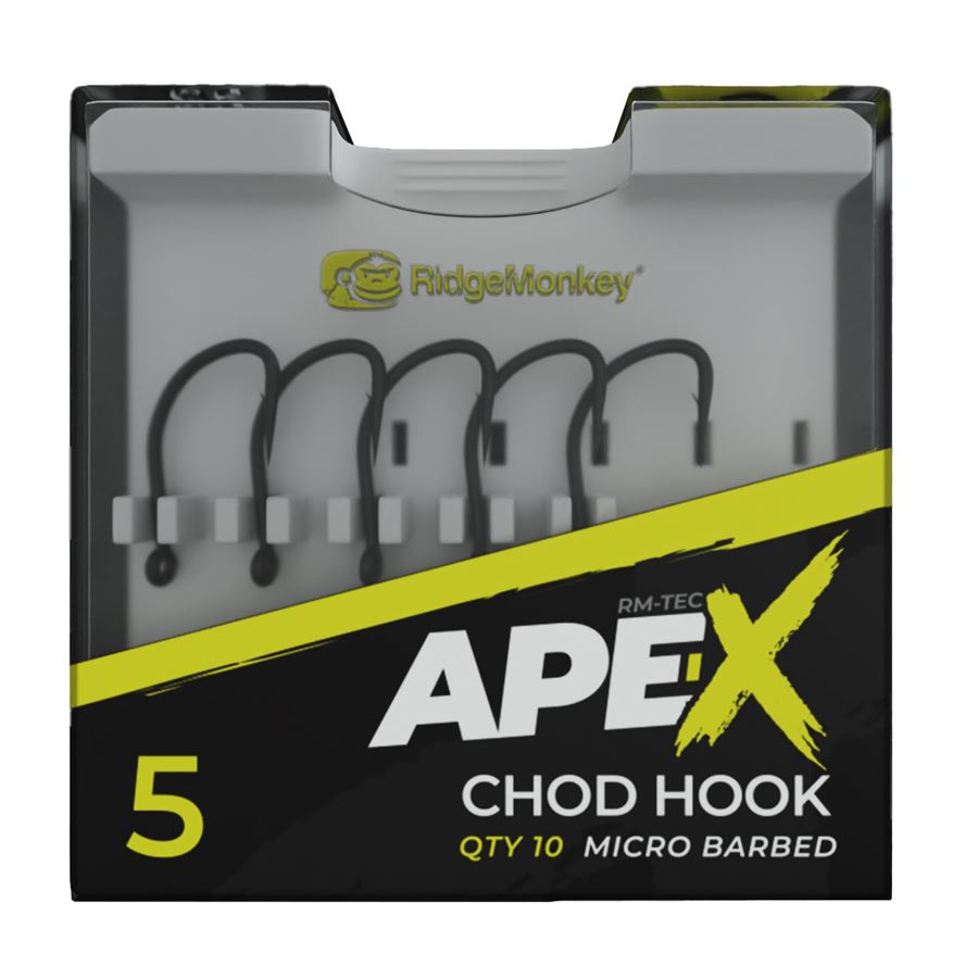 RidgeMonkey Háček Ape-X Chod Barbed 