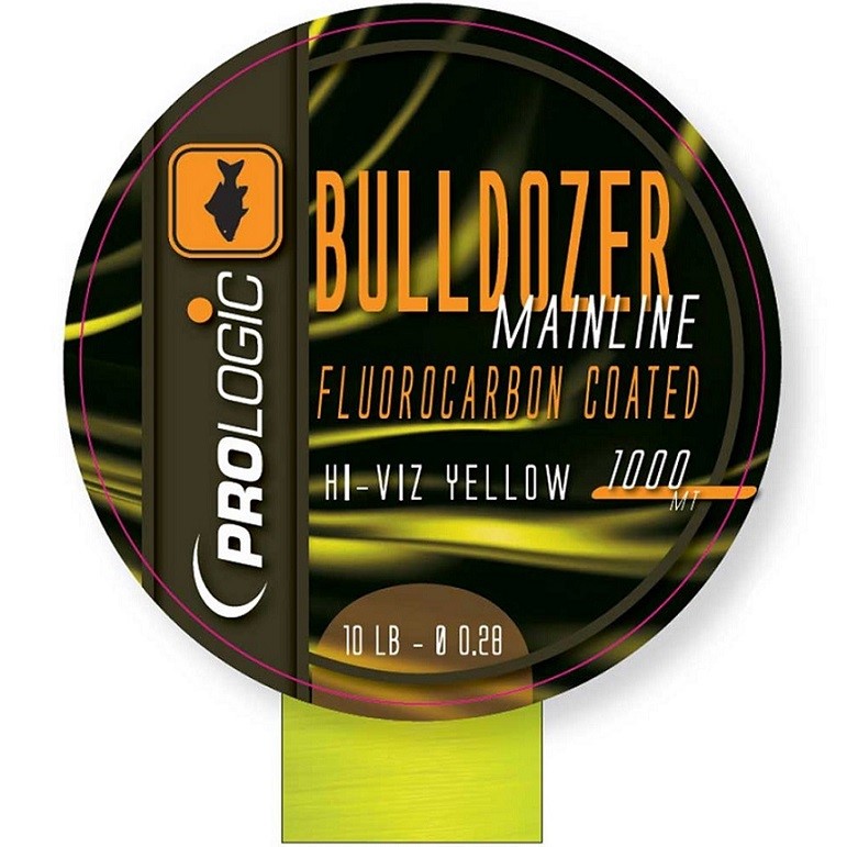 Prologic vlasec Bulldozer FC Coated Trans-Green 1000m 10lbs 0,28mm 