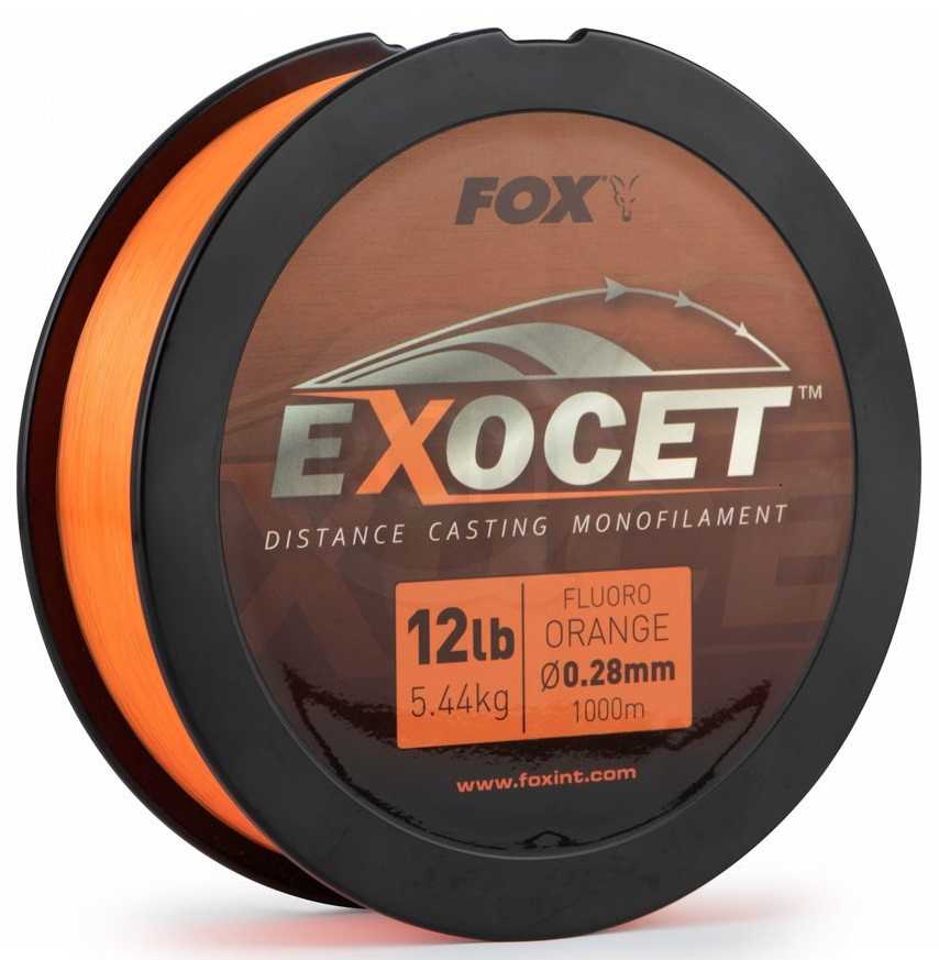 FOX EXOCET fluoro orange mono 0,28mm - 5,4kg / 1000m