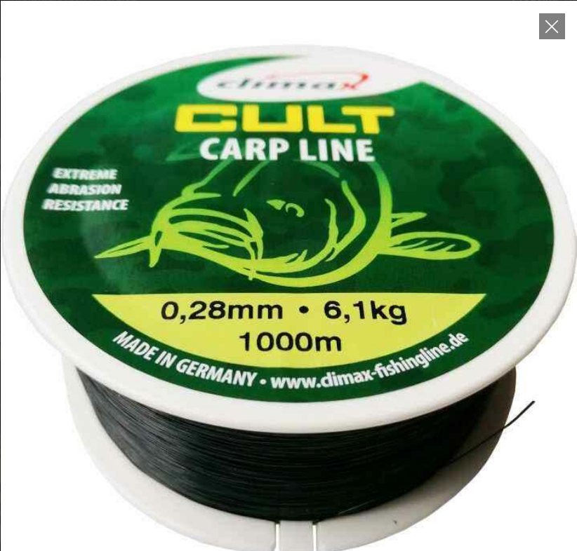 Vlasec Climax CULT CarpLine 600m Black 0,30mm 