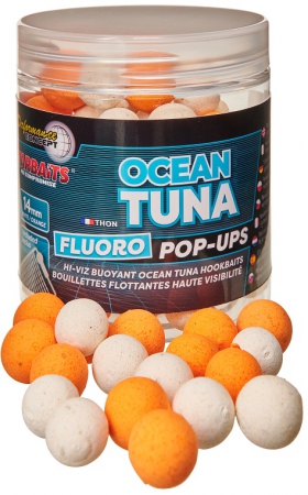 STARBAITS Plovoucí boilies OCEAN TUNA 14 mm / 80 g / fluo