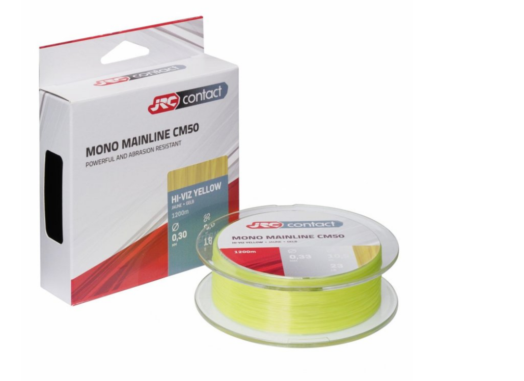 Vlasec JRC Contact CM50 Hi-Viz Yellow 1200m - 0,28mm 