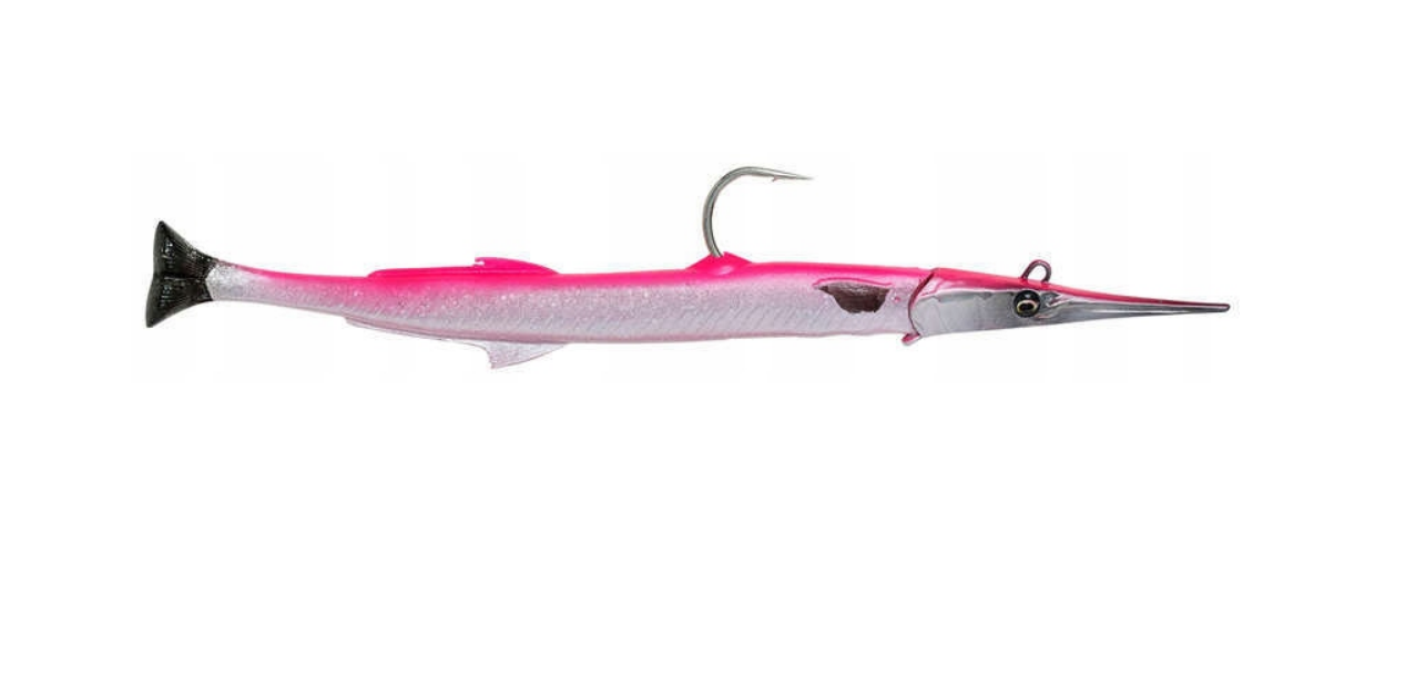 Gumová Nástraha Savage Gear 3D Needlefish Pulsetail 23cm 55gr PINK/SILVER