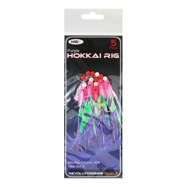 NGT Mořský návazec Hookkai Rig Purple 2