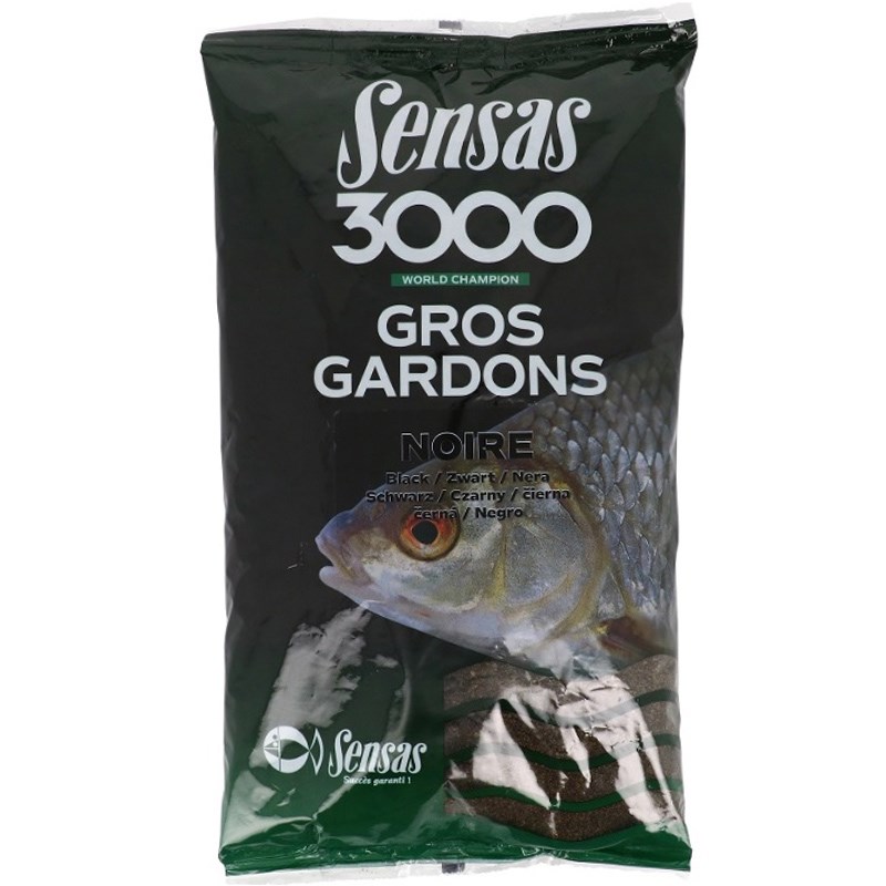 Sensas Krmítková Směs 3000 Gros Gardons 1 kg-plotice černá