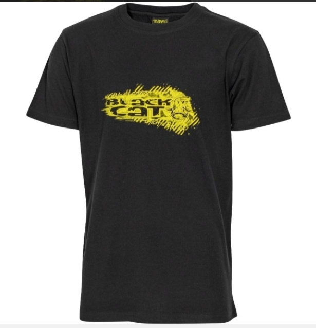 Black cat Tričko T-Shirt black