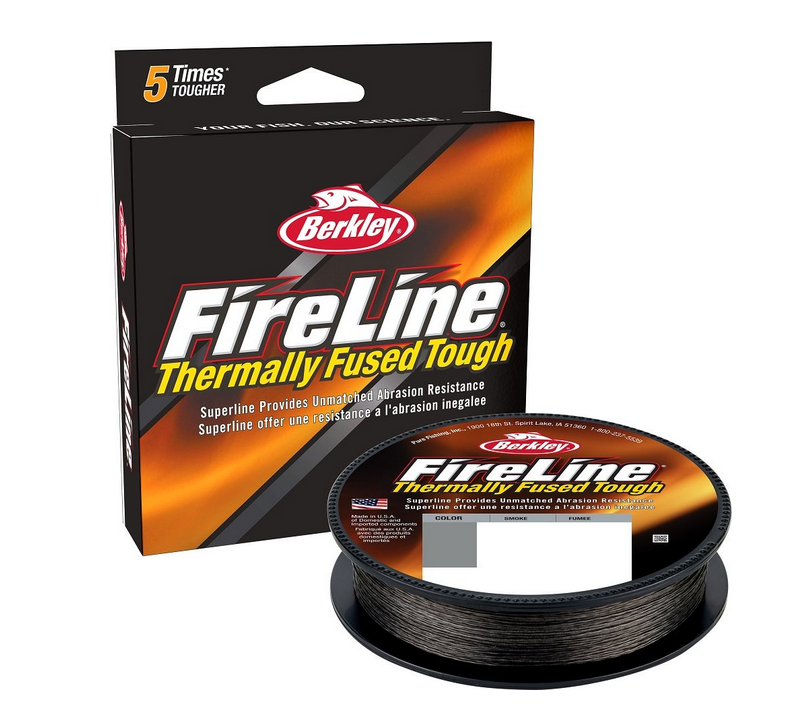 Berkley splétaná šňůra fireline fused original smoke 300 m - 0,15 mm 8,3 kg