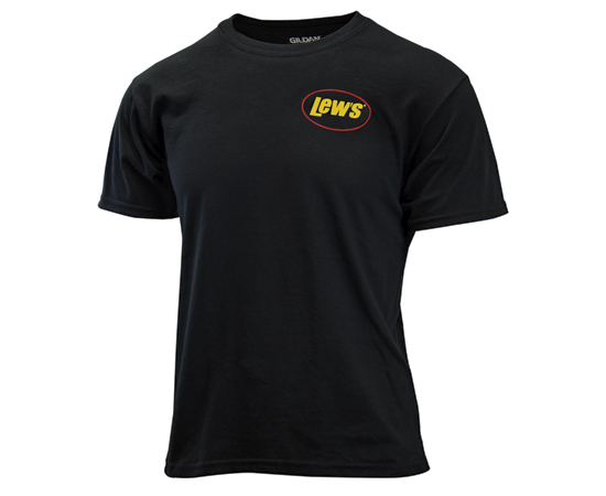 Lew's Short Sleeve Black T-Shirt 