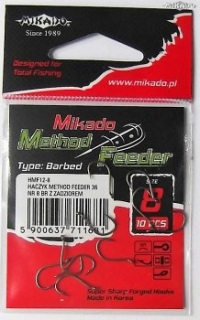 Mikado METHOD FEEDER 702 (s protihrotem)  BR (hnědý) - 10 ks
