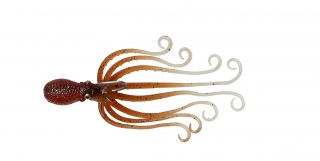 Savage Gear Chobotnice 3D Octopus 120g/16cm  UV BROWN/GLOW