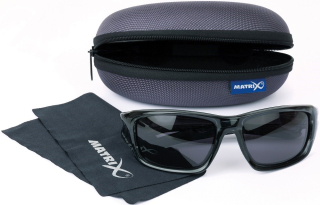 Matrix Brýle Polarizační Glasses Wraps Trans Black Grey Lense