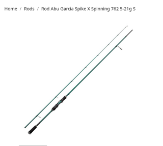 Abu Garcia Spike X Spinning 762 5-21g S