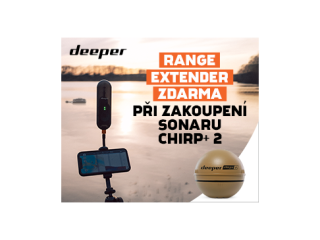 Deeper Chirp+ 2 a Range Extender zdarma 